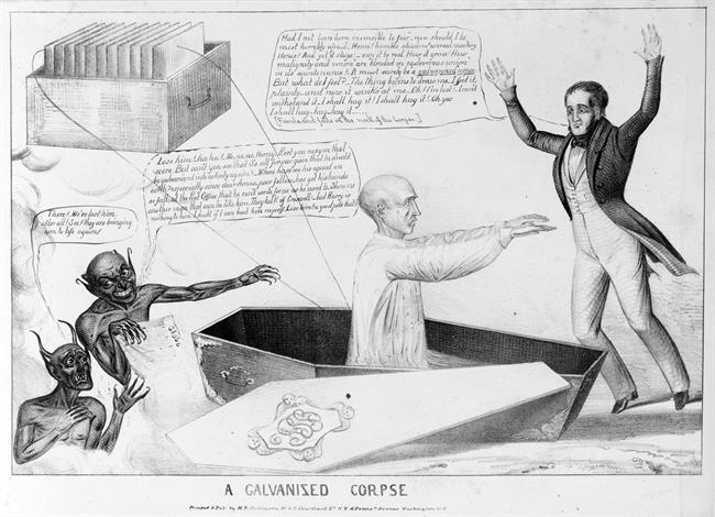 Lámina en la exposición sobre Frankenstein | MUSEO NACIONAL DE ESCULTURA ep laminala exposicionfrankenstein