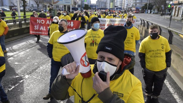 ep manifestantes de siemens gamesa en as somozas