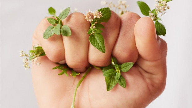 ep mother nature needs all the help she can get cropped shot of an unidentifiable womans hand