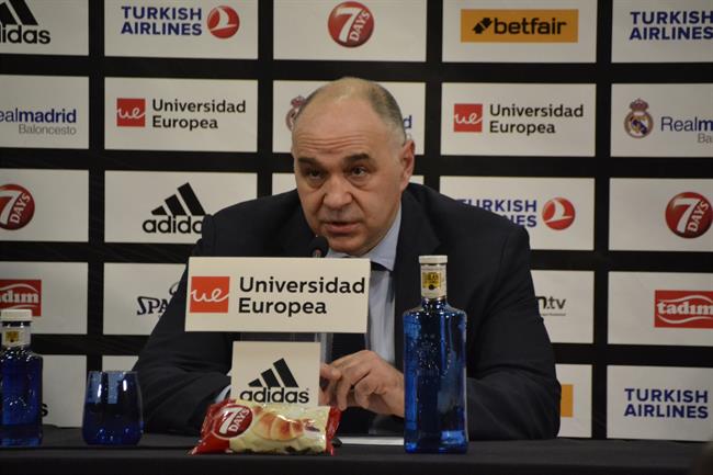Pablo Laso tras la victoria del Real Madrid contra el Anadolu Efes | EUROPA PRESS ep pablo lasola victoriareal madridanadolu efes