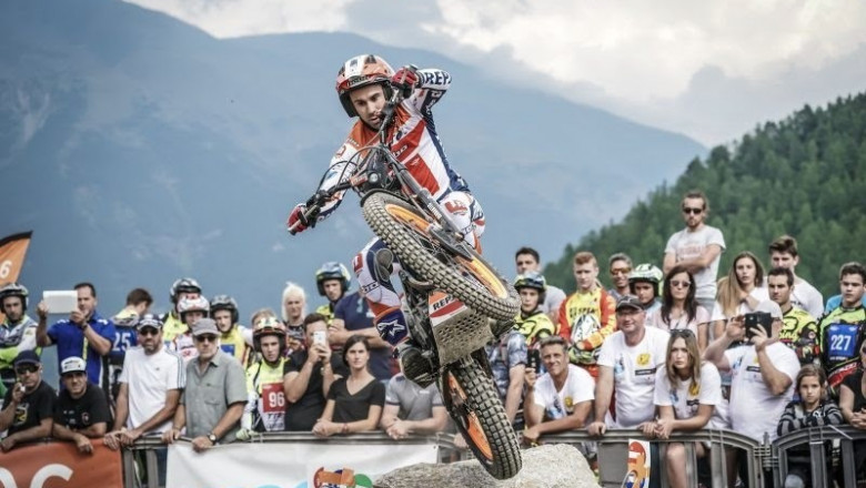 El piloto español de trial Toni Bou (Repsol Honda) | RFME ep piloto espanoltrial toni bou repsol honda