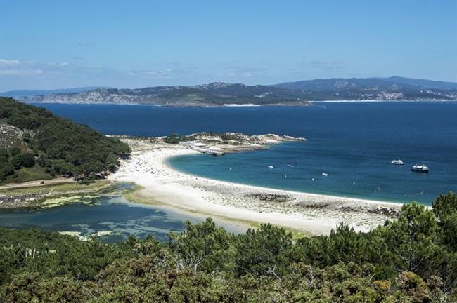 Playa de las Islas Cíes desde el mirador | XUNTA ep playalas islas ciesmirador