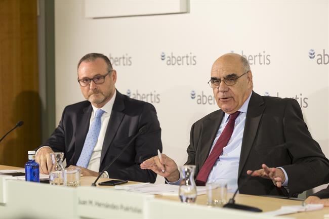 El presidente de Abertis, Salvador Alemany, y su primer ejecutivo, José Aljaro | ABERTIS ep presidenteabertis salvador alemany yprimer ejecutivo jose aljaro