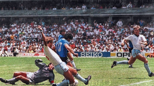 maradona scoring england 1986