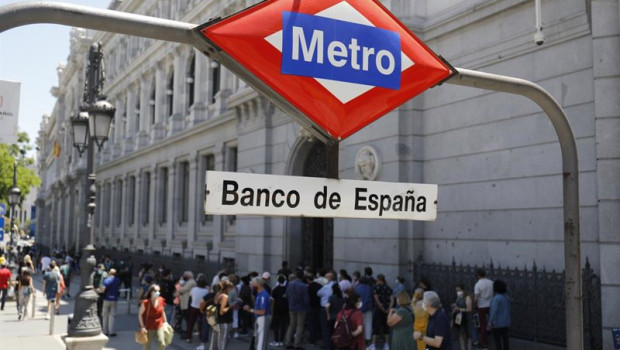 ep archivo   estacion de metro de banco de espana a 30 de junio de 2021 en madrid espana
