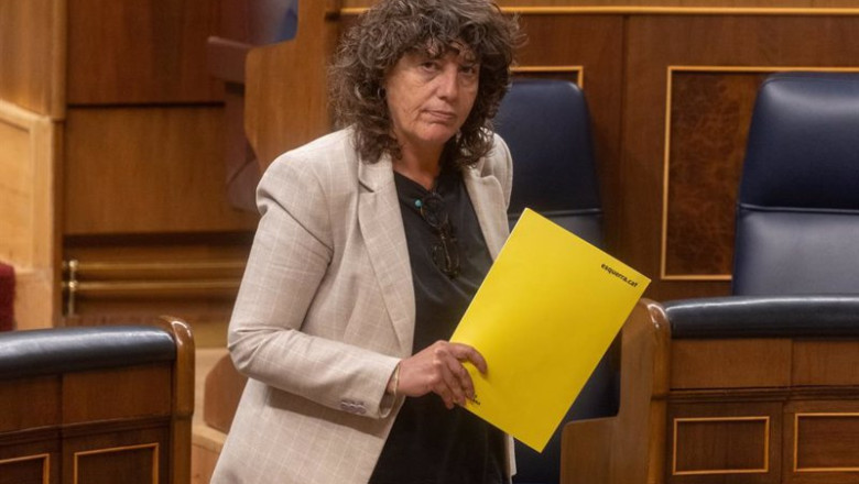 ep archivo la diputada de erc teresa jord durante una sesion plenaria en el congreso de los ep archivo la diputada de erc teresa jord durante una sesion plenaria en el congreso de los