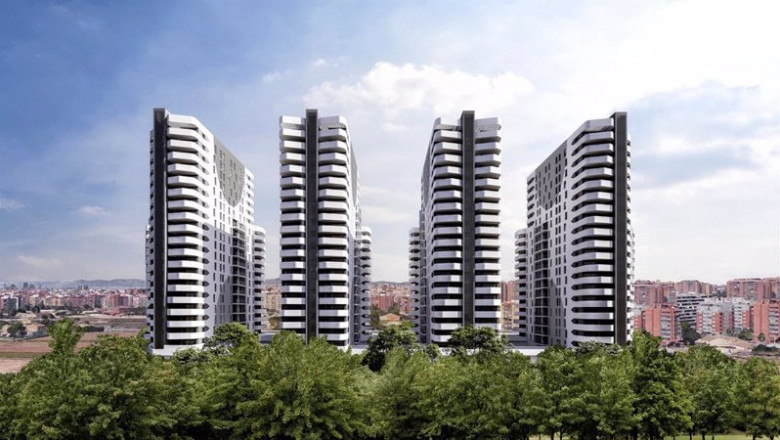 Torres de viviendas de Neinor en Valencia. | NEINOR HOMES - Archivo ep archivo torres de viviendas de neinor en valencia