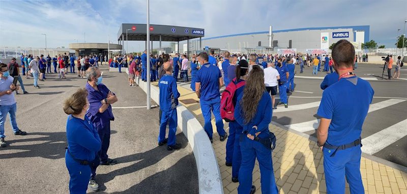 Concentración de Airbus en Illescas | CCOO ep concentracion de airbus en illescas