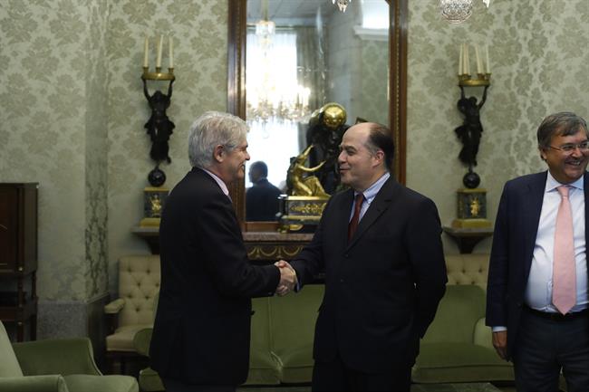 Dastis recibe al presidente de la Asamblea Nacional de Venezuela, Julio Borges | EUROPA PRESS ep dastis recibepresidentela asamblea nacionalvenezuela julio borges