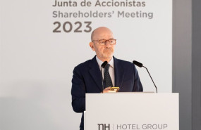 ep el consejero delegado y vicepresidente de nh hotel group ramon aragones interviene durante la