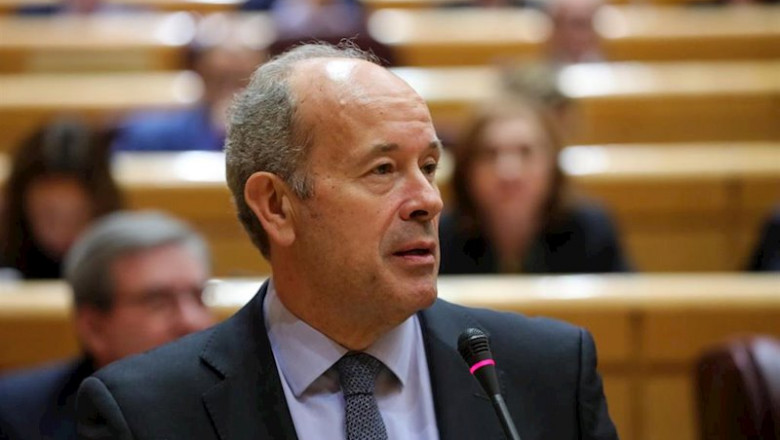 ep el ministro de justicia juan carlos campo interviene durante la primera sesion de control al ep el ministro de justicia juan carlos campo interviene durante la primera sesion de control al