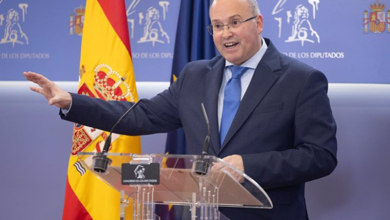ep el portavoz del pp en el congreso miguel tellado durante una rueda de prensa posterior a la ep el portavoz del pp en el congreso miguel tellado durante una rueda de prensa posterior a la