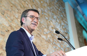 ep el presidente de galicia y del pp de galicia ppdeg alberto nunez feijoo tras presidir la junta