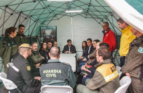 ep el presidente de la generalitat salvador illa durante su visita al centro de comando