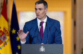 ep el presidente del gobierno pedro sanchez en el palacio de la moncloa a 27 de diciembre de 2023 en