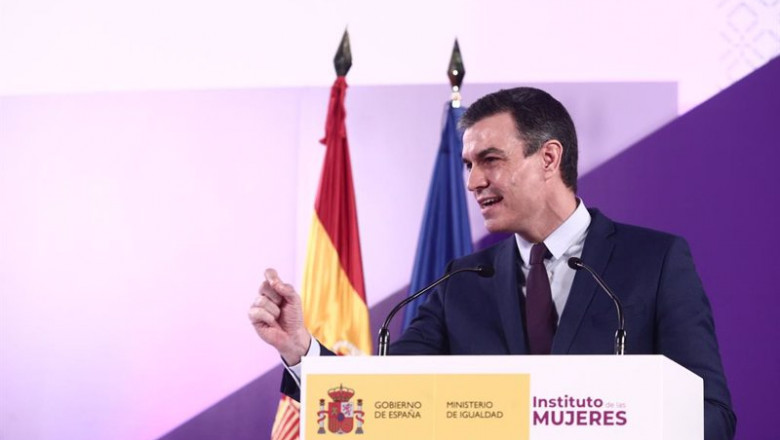 El presidente del Gobierno, Pedro Sánchez | EUROPA PRESS/E. Parra. POOL - Europa Press ep el presidente del gobierno pedro sanchez interviene este lunes durante el acto institucional con