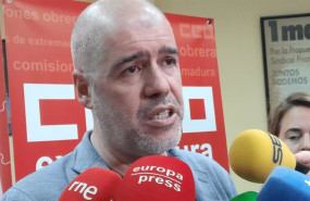 ep el secretario confederal de ccoo unai sordo atiende a los medios en badajoz 20240522134203