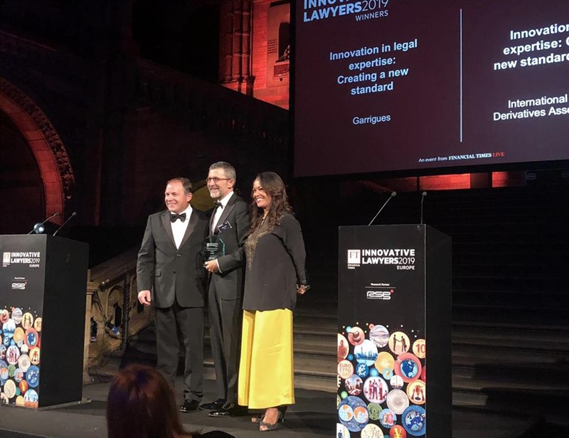 ep garrigues recibe el premio a la innovacion legal de financial times