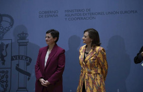 ep i-d la ministra de asuntos exteriores union europea y cooperacion arancha gonzalez laya y la