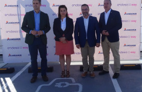 ep inauguracion del punto de la electrolinera de carga ultrarrapida