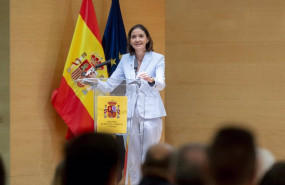 ep la ministra de industria comercio y turismo reyes maroto interviene durante la firma del acuerdo