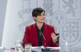 ep la ministra portavoz y de politica territorial isabel rodriguez comparece en una rueda de prensa