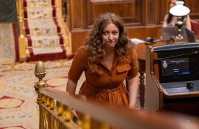 ep la portavoz del pp en el congreso ester munoz durante una sesion plenaria extraordinaria en el