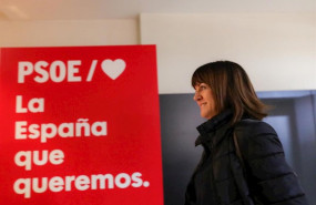 ep la secretaria de los socialistas de euskadi idoia mendia en su llegada al comite federal del psoe