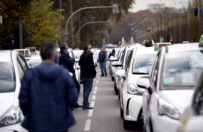 ep marcha de taxistas convocada en madrid