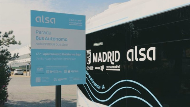 ep parada informativa autobus autonomo mercamadrid
