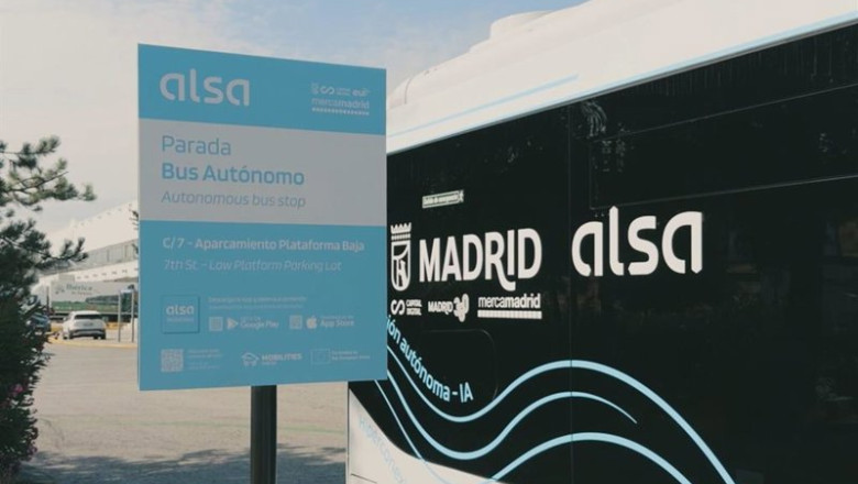 ep parada informativa autobus autonomo mercamadrid