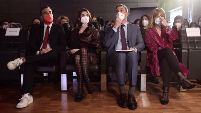 Pedro Sánchez clausura el acto organizado por el Alto Comisionado para España Nación Emprendedora, con motivo del Día Internacional de la Mujer Emprendedora, en el Museo del Traje. | Eduardo Parra - Europa Press ep pedro sanchez clausura el acto organizado por el alto comisionado para espana nacion emprendedora