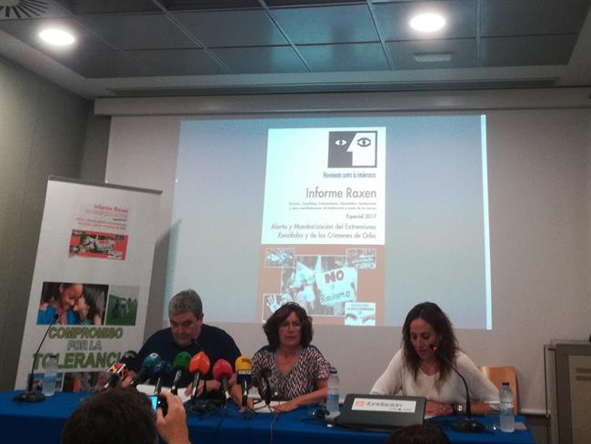 Presentación 'Informe Raxen 2017' | EUROPA PRESS ep presentacion informe raxen 2017