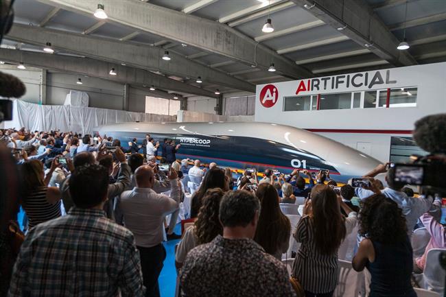 Presentación de cápsula a tamaño real del Hyperloop | HYPERLOOPTT ep presentacioncapsulatamano realhyperloop