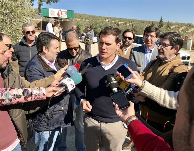 El presidente de Ciudadanos (Cs), Albert Rivera, en Jaén | CS ep presidenteciudadanos cs albert rivera en jaen