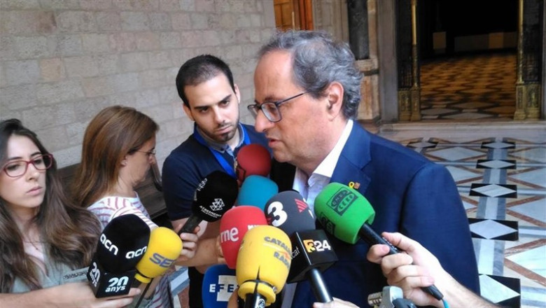 El presidente de la Generalitat, Quim Torra | EUROPA PRESS ep presidentela generalitat quim torra 20190729134806