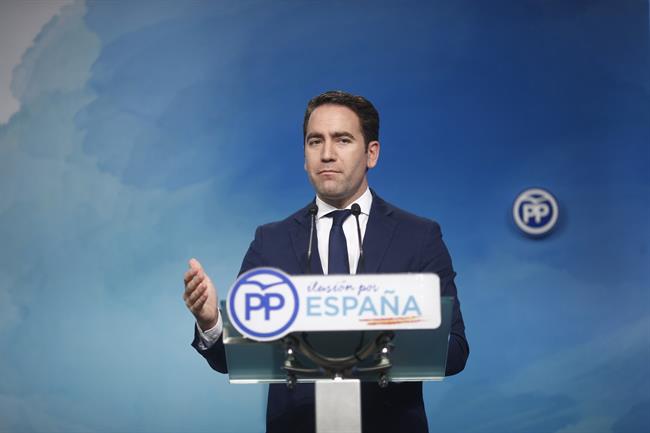 Rueda de prensa del secretario general del PP, Teodoro García, en la sede nacion | Eduardo Parra - Europa Press ep ruedaprensasecretario generalpp teodoro garcia ensede nacion