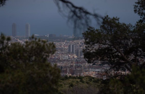 ep vistas de la ciudad desde el parc natural de la serra de collserola a 14 de mayo de 2025 en