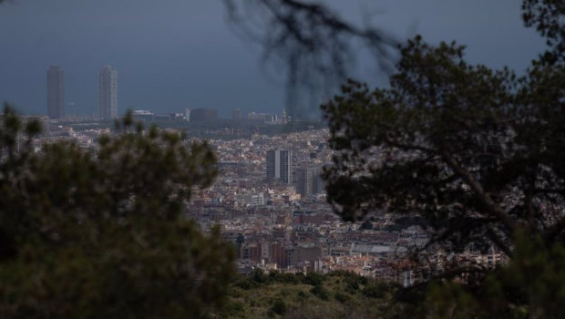 ep vistas de la ciudad desde el parc natural de la serra de collserola a 14 de mayo de 2025 en